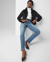 Faux Suede Shearling Jacket