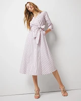 Poplin Midi Shirt Dress