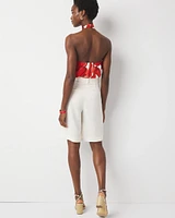 Extra High-Rise Belted Bermuda Short