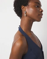 Halter Neck Bustier Top