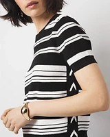 Lace Up Side Sweater Tee