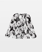 Ruffle Front Blouse