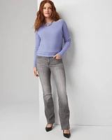 High-Rise Skinny Flare Jeans