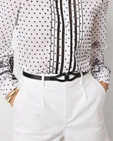 Knotted Skinny Stretch Belt
