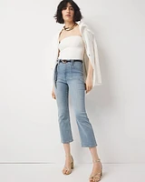 High-Rise Double Pocket Kick Flare Jean