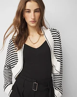 Striped Cocoon Sweater