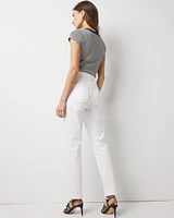 Petite Patch Pocket High-Rise Slim Jean