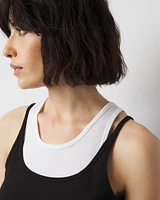 WHBM FORME™ Ribbed Stretch Layered Tank