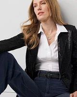 Long Sleeve Cross Front Shirt