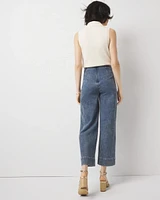Extra High-Rise Wide Leg Cropped Jean