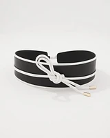 Contrast Obi Belt