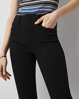 High-Rise Black Skinny Jeans