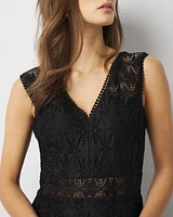 Petite Lace Cocktail Dress