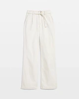 Pret High-Rise Belted Wide Leg Trouser