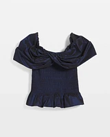 Off-the-Shoulder Taffeta Bustier