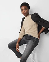 Tinsel Trim Sweater