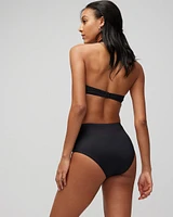 High-Waist Wrap Bikini Swim Bottom