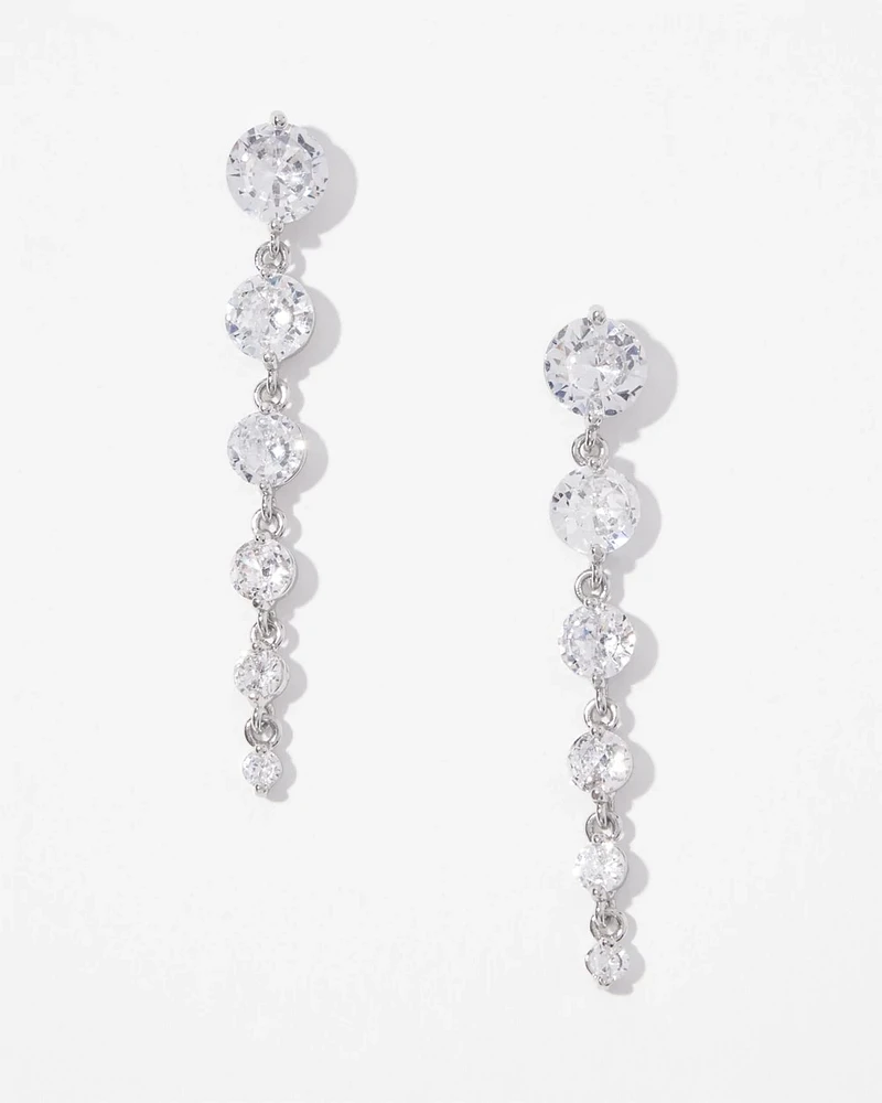 Crystal Linear Earrings