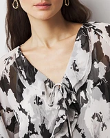 Ruffle Front Blouse
