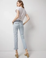Mid-Rise Pret-A-Pedi Straight Cropped Pant