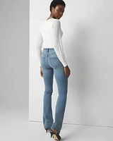 High Rise Patch Pocket Bootcut Jean