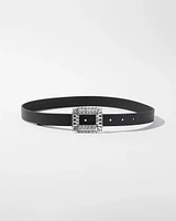 Crystal Buckle Pant Belt