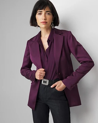 WHBM® One-Button Blazer Satin