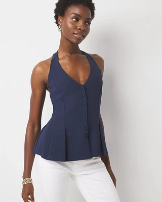 Halter Neck Bustier Top