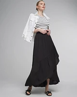 Ruffle Midi Skirt