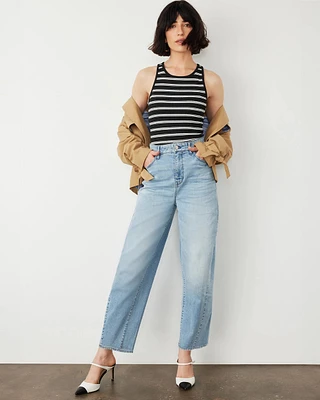Extra High-Rise Barrel Jean
