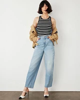 Extra High-Rise Barrel Jean