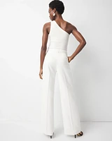 Petite Pleated Wide Leg Pant