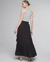 Ruffle Midi Skirt