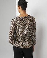 Leopard Print Blouse