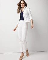 Denim Peplum Jacket
