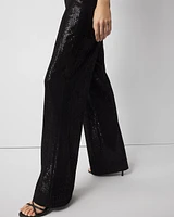Wide Leg Sequin Pants