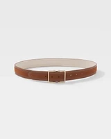 Wide Belt with Gold Buckle