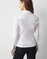 Tapered Waist Poplin Shirt