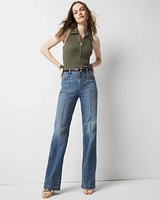 Extra High-Rise Novelty Pocket Trouser Jean