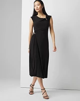 Matte Jersey Midi Dress