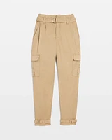 Petite Extra High-Rise Pret Cargo Tapered Ankle Pant