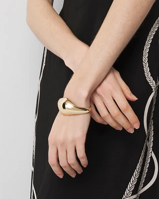 Gold Sculptural Cuff