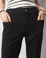 High-Rise Pret Double Pocket Wide-Leg Pant