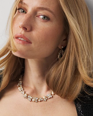 Mixed Media Collar Necklace