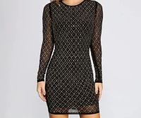 Cami Formal Heat Stone Mini Dress