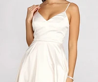 Emme Satin Party Dress