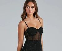 Dawn Formal Heatstone Corset Dress