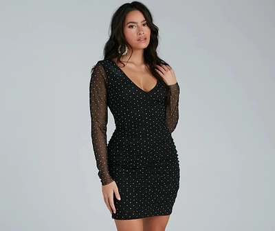 Jensen Heat Stone Bodycon Mini Dress