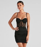 Andi Heat Stone Corset Dress