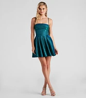 Gwen Corset A-Line Party Dress